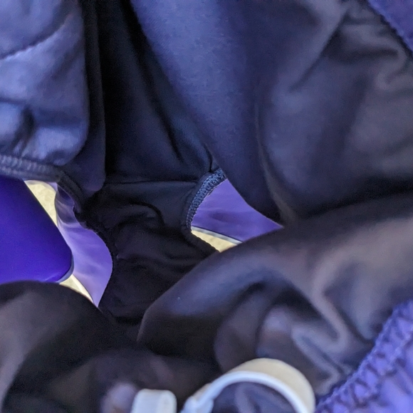 Nike Dri-Fit Purple Lined Running Gym Shorts XL - Picture 3 of 6